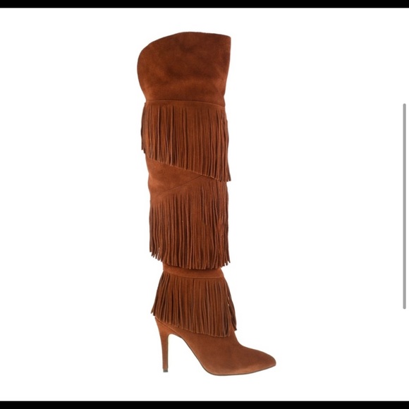 Over the Knee Fringe boots. NEW in Box!!!   Sz7.5 - Picture 8 of 8